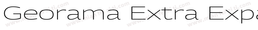 Georama Extra Expand字体转换